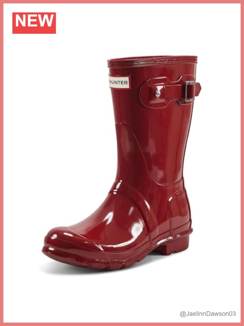 Hunter Original Short Gloss Rubber Mid-Calf Rain Boots